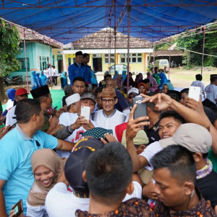 Ini Himbauan Sandiaga Uno Pada Relawan Terhadap Penyambutannya di Banyuwangi