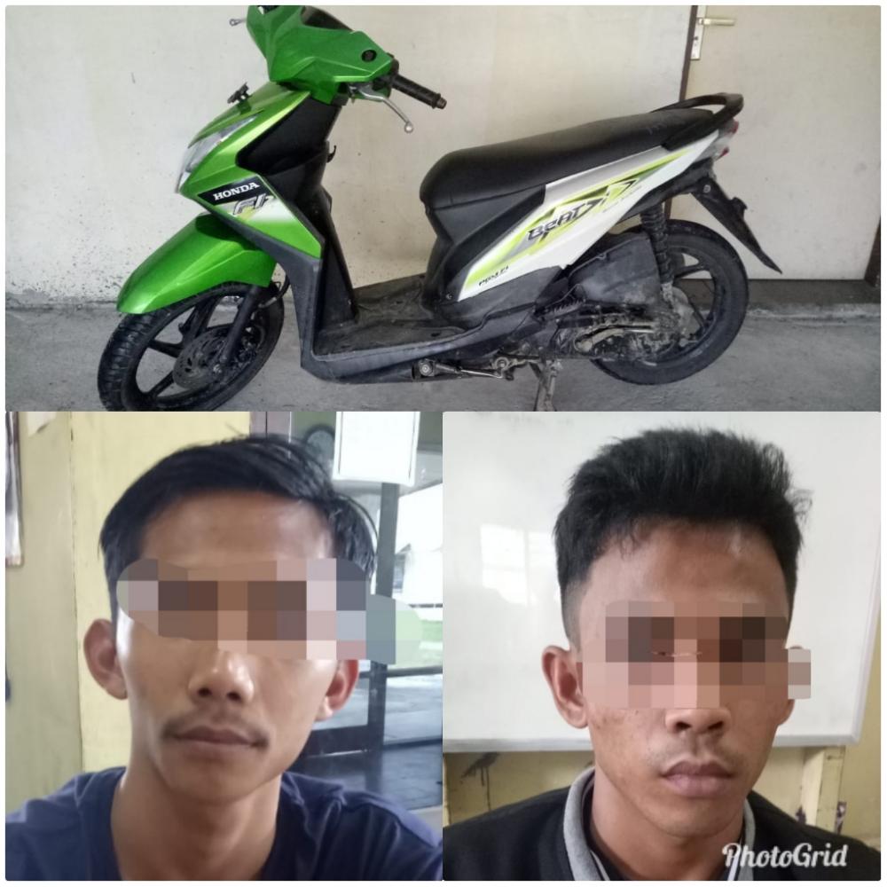 Diduga Curi Motor di Rumah Warga, 2 Pemuda Ditangkap Polsek Kampar 