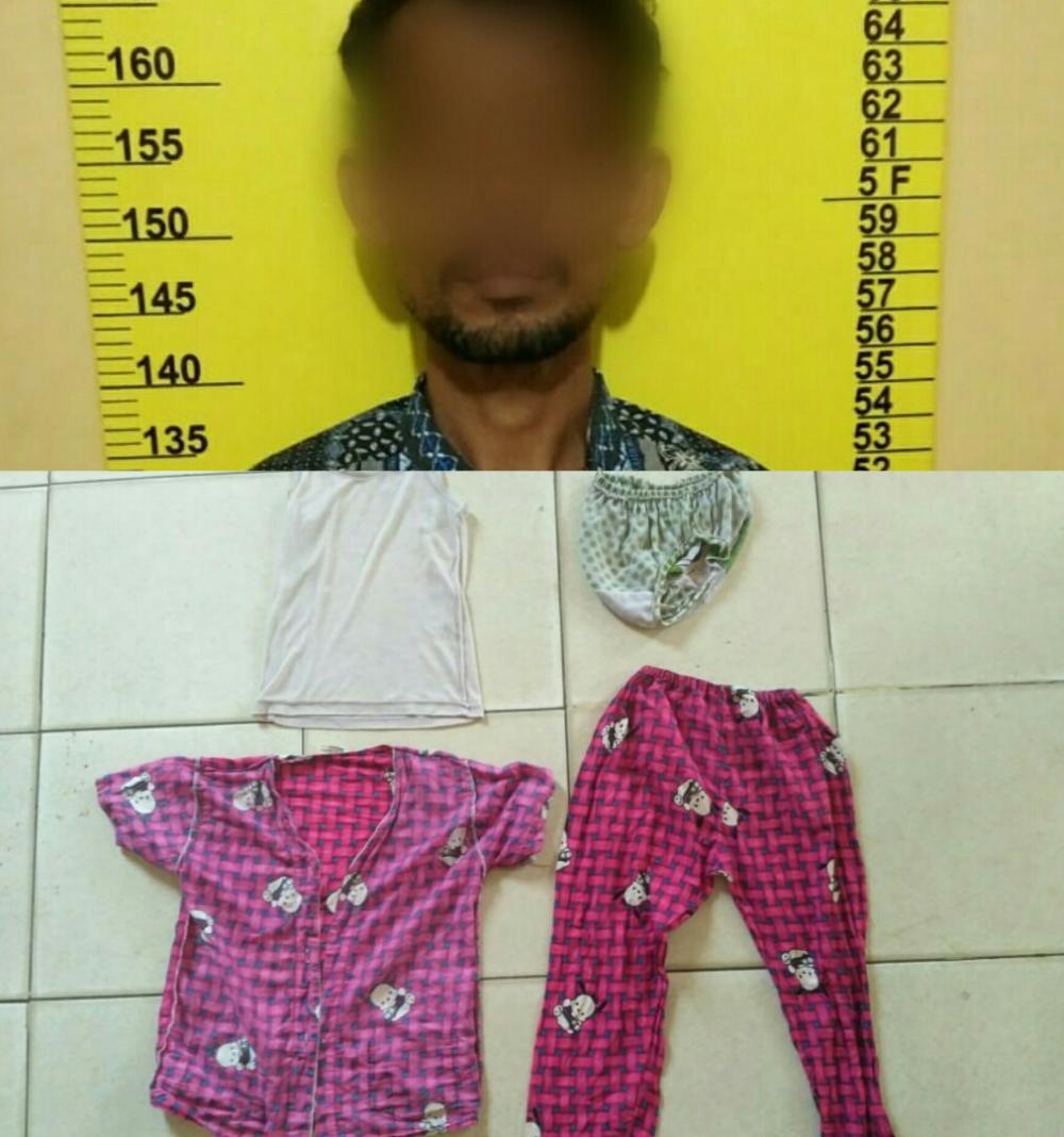 Waduh...Pedagang di Pajak Lama Bagan Batu ini Dijebloskan ke Sel Setelah Cabuli Anak Usia 4 Tahun 
