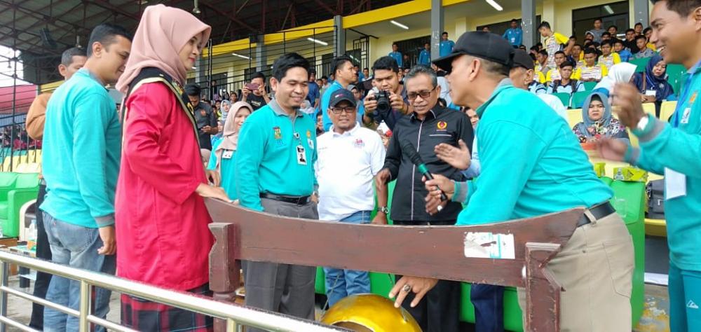 Universitas Pahlawan Open Turnamen Cup II 2020, Bupati Kampar di Wakili Kadisdik Sukses Membuka Secara Resmi