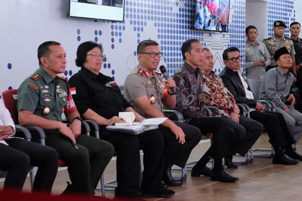 *Sebelum Menaiki Pesawat, Presiden Jokowi Berpesan Dashboard Lancang Kuning Bagus Sekali*