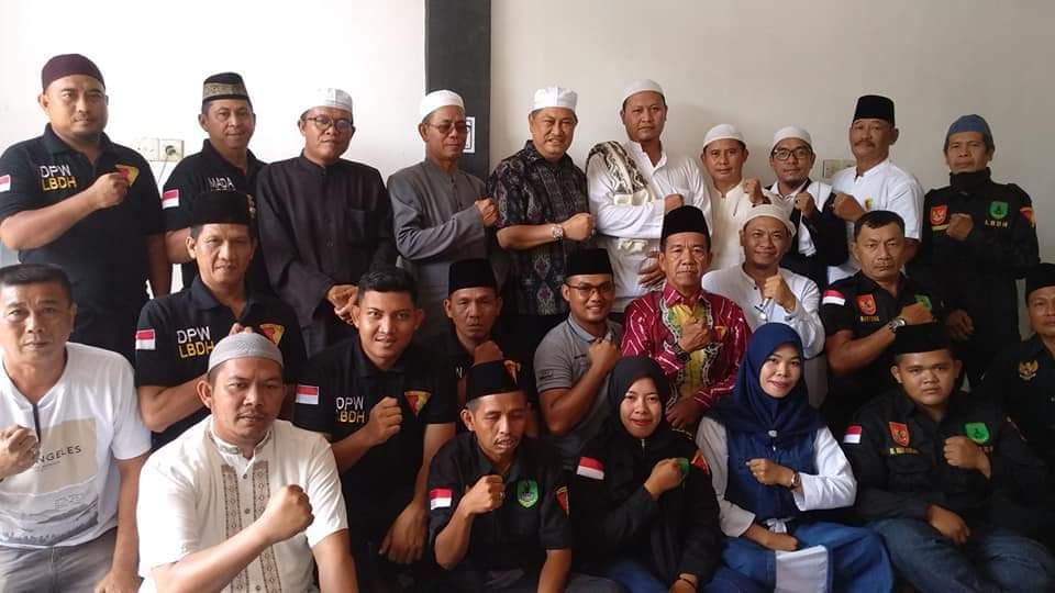 LBDH Kab inhil Kedatangan Tamu Guru KH Fajrianur ( Hamuntai, Kalsel),dan Rombongan