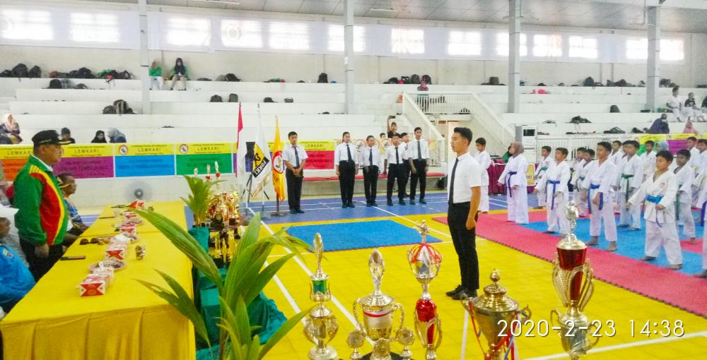 160 Atlit Dojo Lemkari Ikut Kejuaraan Festival Karate se Kabupaten Inhil
