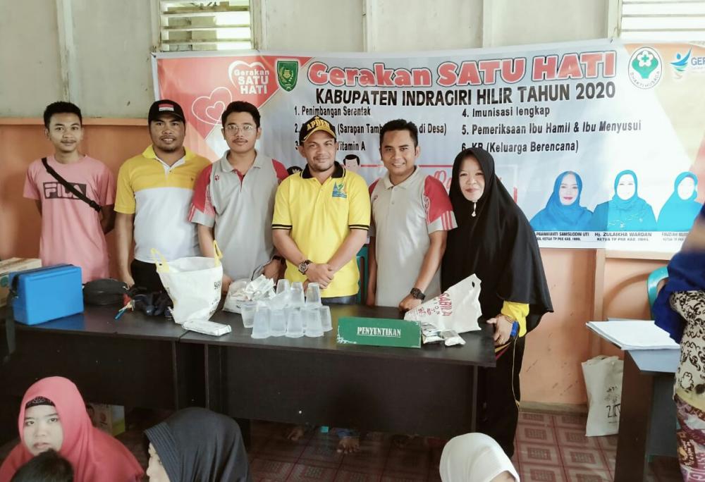 Tekan Angka Stunting, Kades Lahang Tengah Realisasikan Gerakan 1 Hati