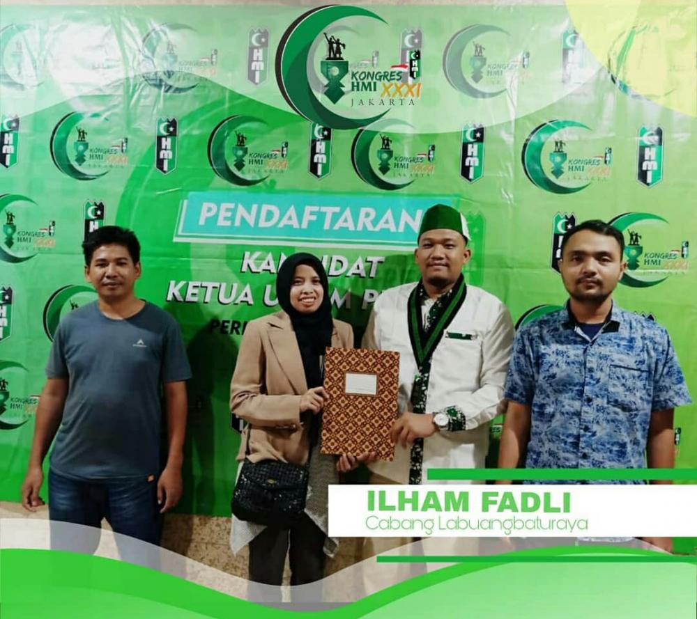 Ilham Fadli Kader Labuhan Batu Maju Sebagai Kandidat Ketua Umum PB HMI Periode 2020-2022