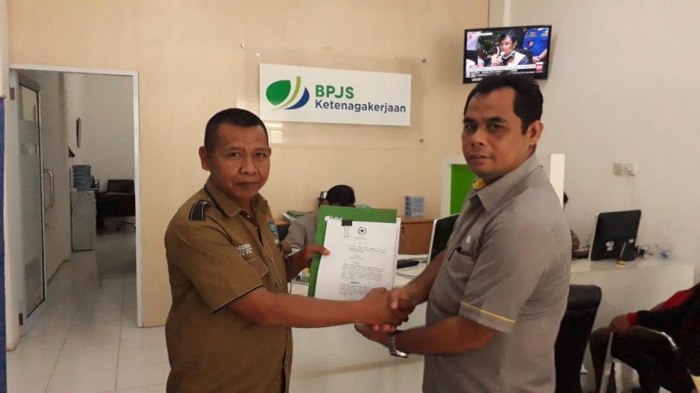 PD IWO Rohul Jalin Sinergi dengan BPJS Ketenagakerjaan Rokan Hulu.