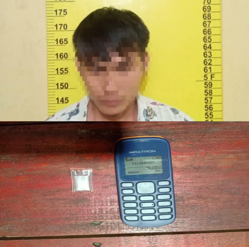 Seorang Kurir Sabu di Bagan Batu Diringkus Tim Opsnal Polsek Bagan Sinembah