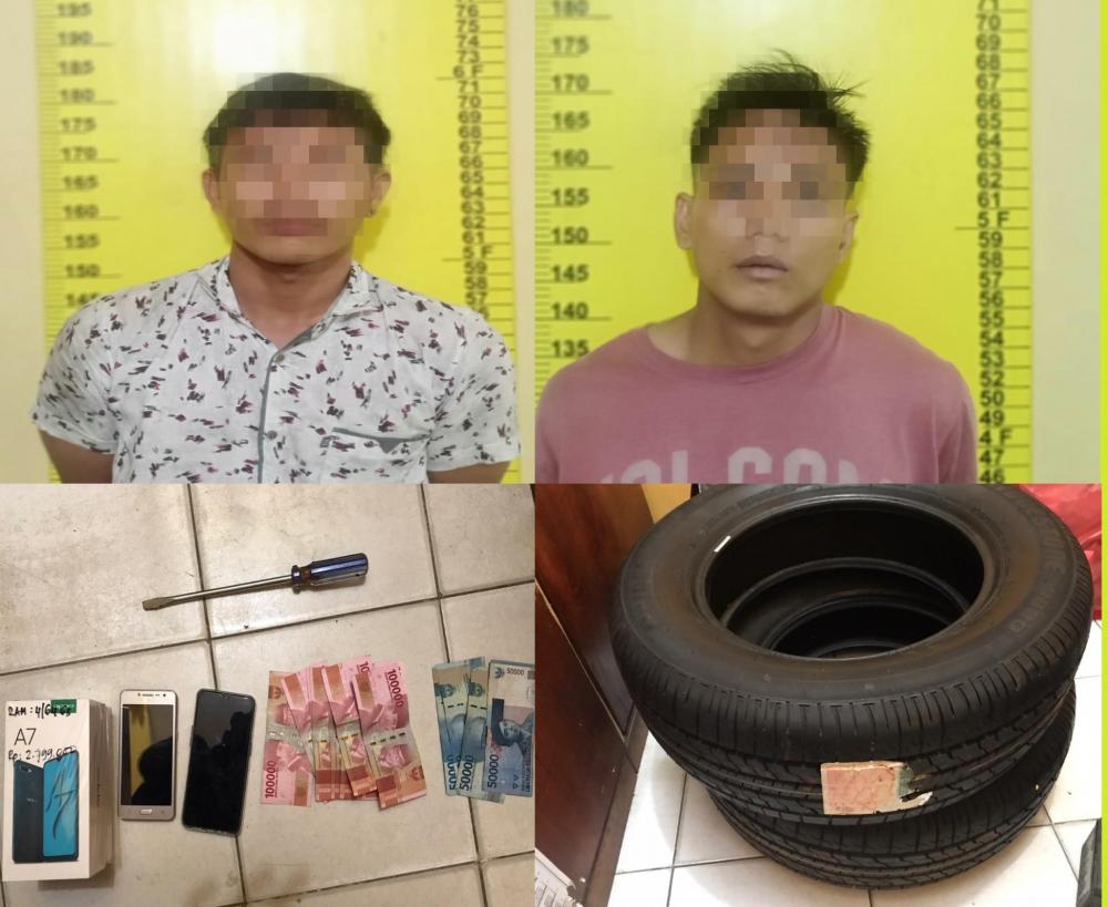 Satu Dari 2 Pelaku Pembobol Tempat Praktek Drg Nora Diciduk Polisi di Penginapan Anggrek Bagan Batu