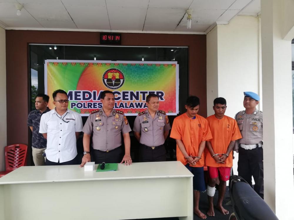 Dua Kawanan Begal di Ringkus Sat Res Polres Pelalawan