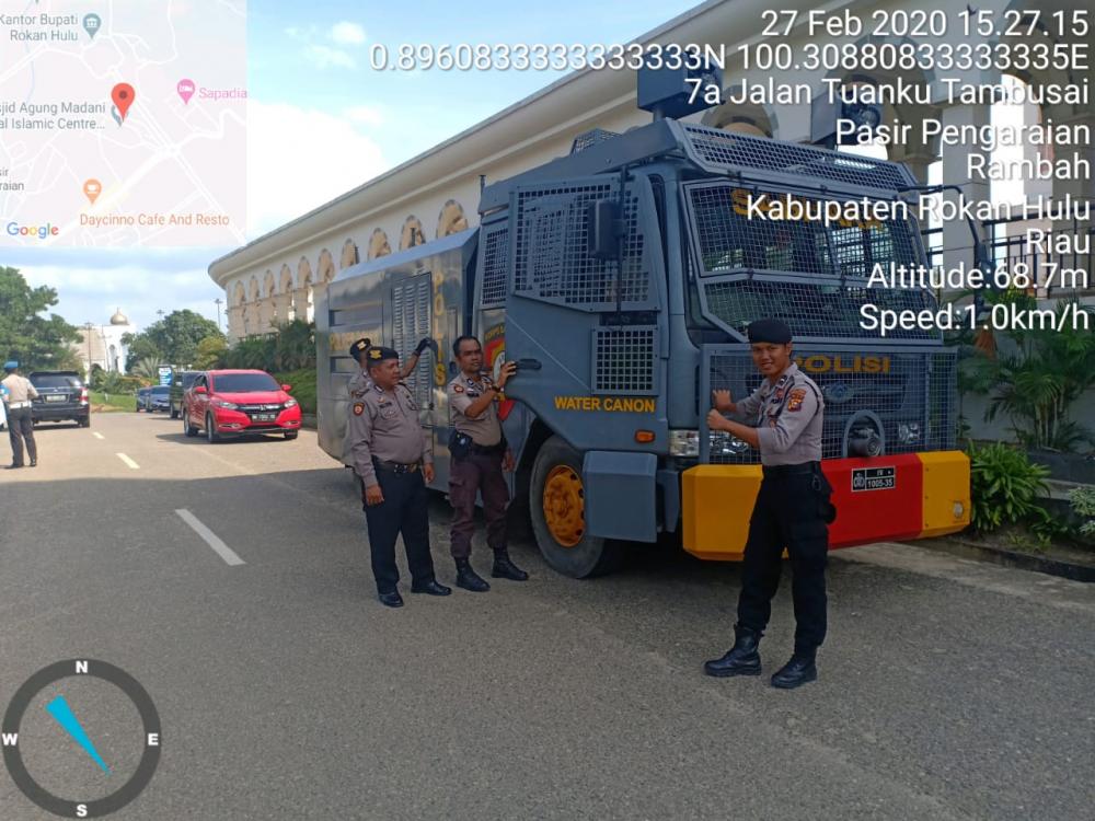 Polres Rohul Peduli dengan tempat Ibadah