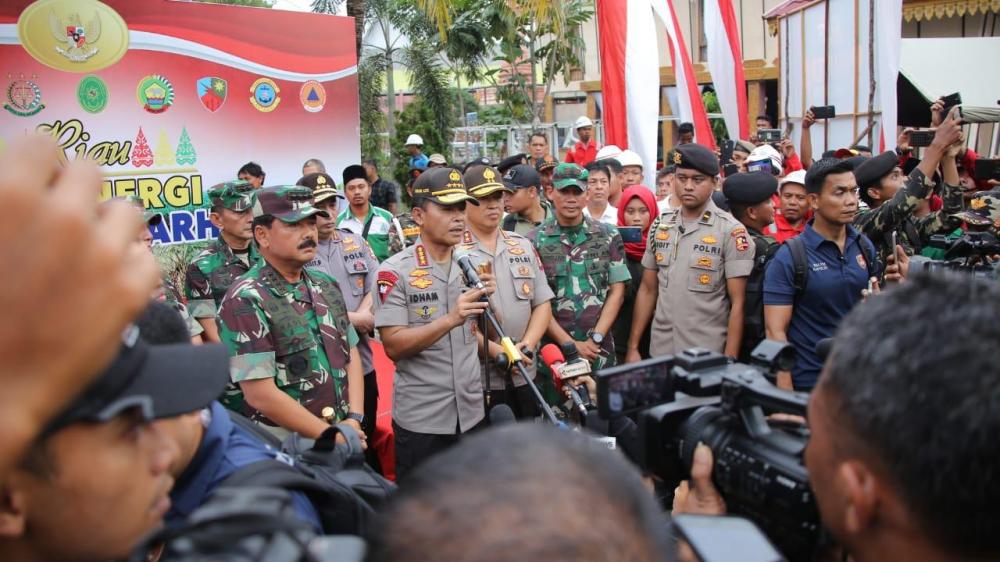 Kapolri: Saya Apresiasi Inovasi Polda dan Seluruh Forkopimda Riau Cegah Karhutla
