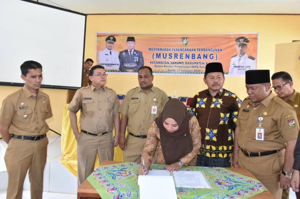 Buka Musrenbang Perdana, Bupati Kampar : Program Prioritas dan Jangan ada Kegiatan Masuk di Tengah Jalan