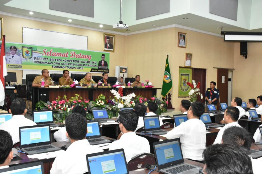 Ujian SKD CPNS Pemkab Sergai Digelar