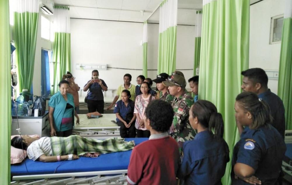 Satgas Yonif 132/BS,Tulus dan Ikhlas Donorkan Darah Untuk Masyarakat Perbatasan