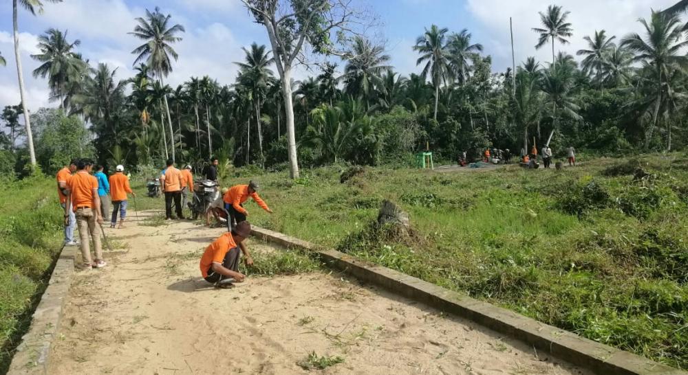 Tingkatkan Ekonomi, Pemdes Sungai Intan dan Warga 'Solid' Persiapkan Pasar Desa