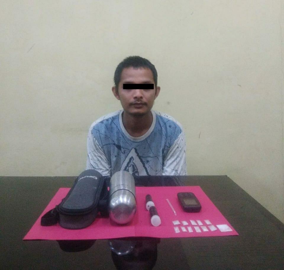 Polres Rokan Hulu Ciduk  Pelaku Penyalagunaan Narkotika.