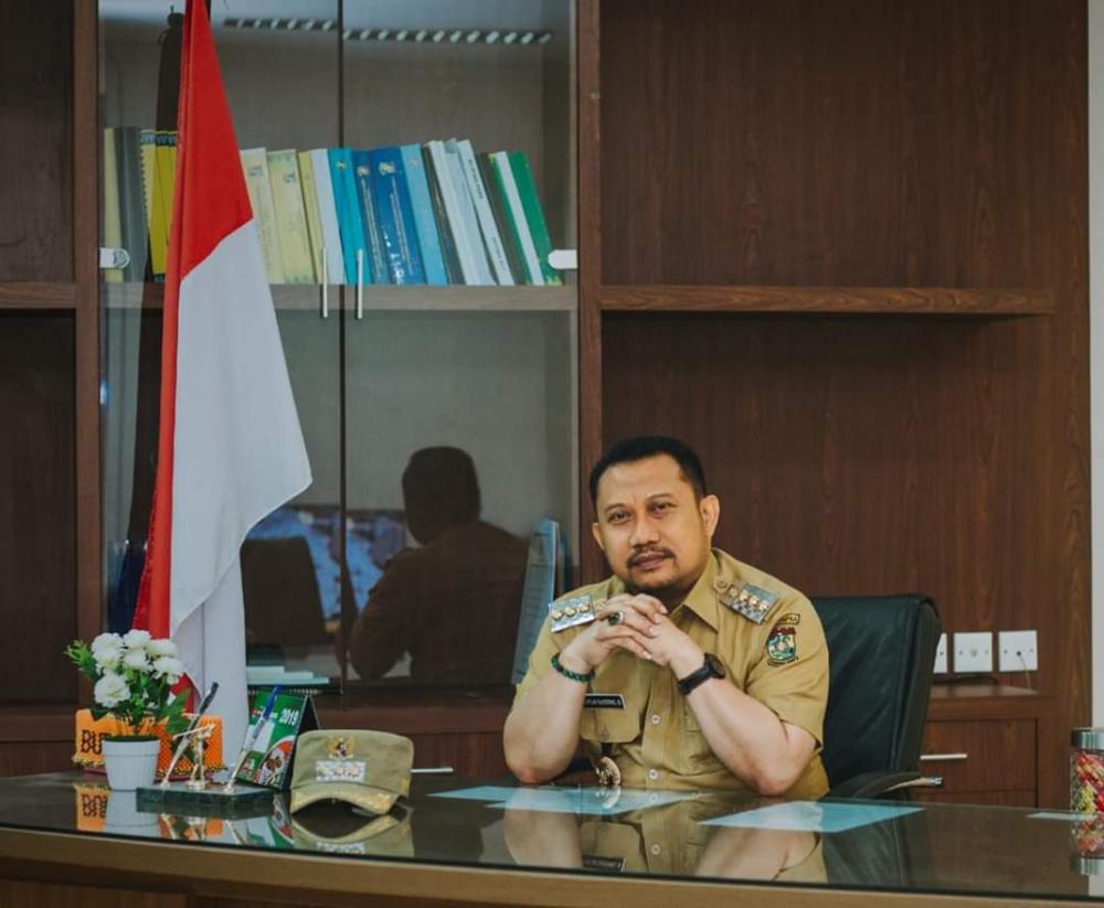 Bupati Kampar Menghimbau masyarakat yang Beraktivitas untuk Selalu Waspada peningkatan Debit air sungai Kampar