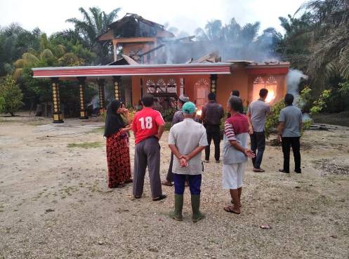 1 Unit Rumah di Desa Sei Pagar Dilalap si Jago Merah, Kerugian Ditaksir Rp 300 Juta