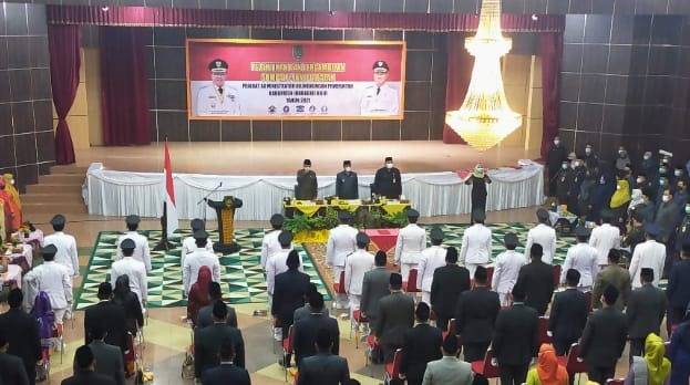 Pelantikan Pejabat Administrator Inhil Dilaksanakan di Gedung Engku Kelana Tembilahan
