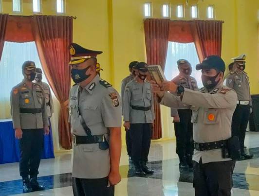 Mulai Hari ini Kompol Maryanta Resmi Jabat Kabag Sumda Polres Kampar