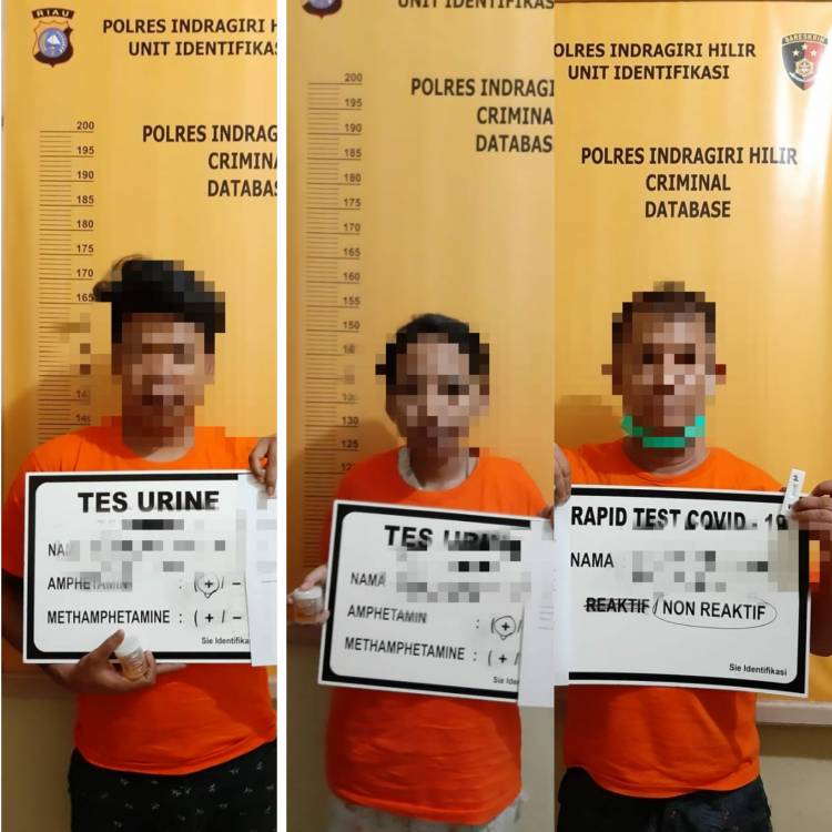 Sedang Pesta Narkoba Jenis Shabu Pasutri"Siri" Di Inhil Diciduk Polisi