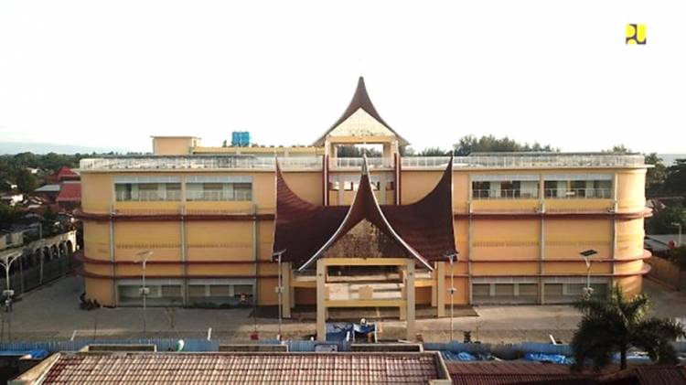 KemenPUPR Revitalisasi Pasar Pariaman  dengan Konstruksi Perlindungan dari Bencana Tsunami