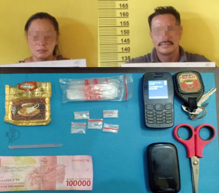 Miliki Sabu, Pasutri ini Diringkus Polisi di Kediamannya