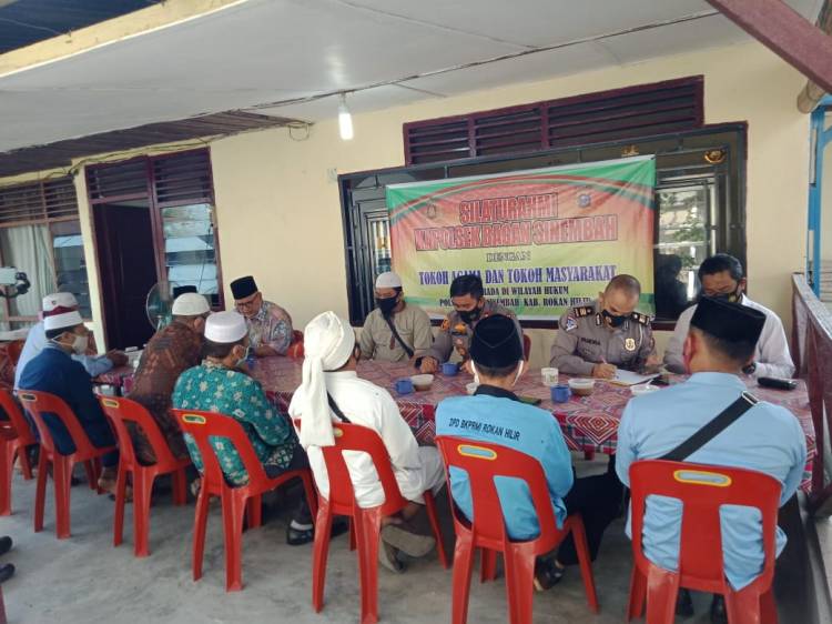 Bangun Komunikasi dengan Tokoh Masyarakat, Kapolsek Bagan Sinembah Gelar Silaturahmi