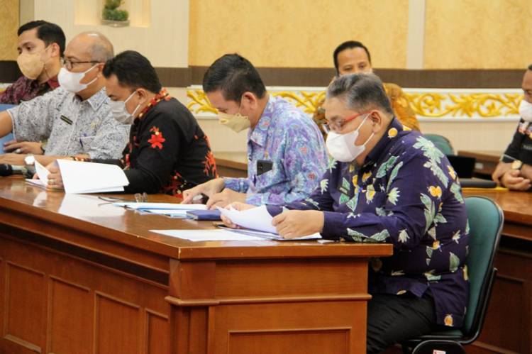 Sekda Inhil Hadiri Rakoor dengan KPK dalam Upaya Sertifikasi dan Penertiban Aset Tahun 2022