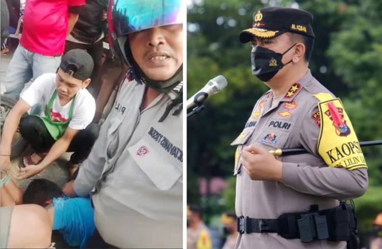 Aksi Heroik Bripka Oktavianus Yusbar Gagalkan 2 Pelaku Jambret Dapat Apresiasi Kapolda Riau 