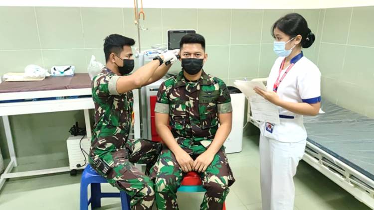 Lanud Sam Ratulangi Gelar Pemeriksaan Kesehatan ((Rikkes) Prajurit 