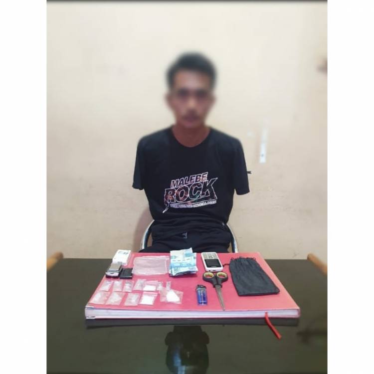 Miliki 13,38 Gram Sabu, Pelaku Di Inhil Terancam Hukuman 20 Tahun Penjara
