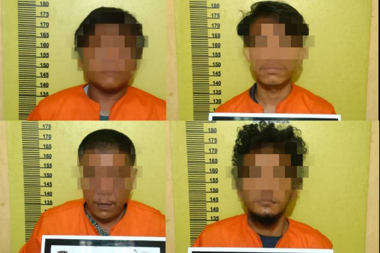 Polsek Bagan Sinembah Ringkus 1 Pelaku Begal Sepeda Motor Vixion dan 3 Penadah 