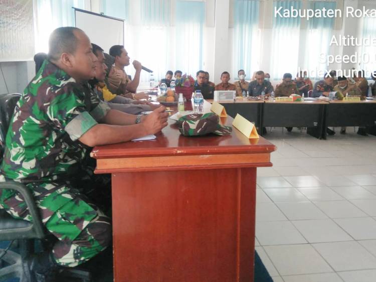 Dukung Perencanaan Pembangunan di Wilayah, Babinsa Koramil 02/TP Hadiri Musrenbang Tingkat Kecamatan 