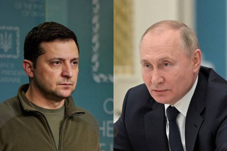 Putin Sambut Positif Undangan Pembicaraan Damai dari  Presiden Ukraina Volodimir Zelensky