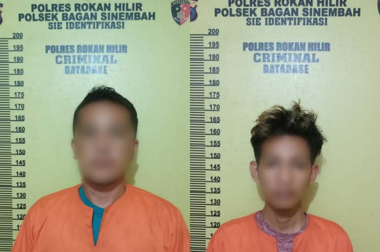 Polsek Bagan Sinembah Bekuk 2 Tersangka Narkoba di Suka Tani dan di Depan Alfamidi