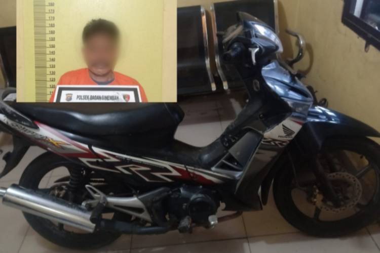 Curi Sepeda Motor, Warga Jl Bukit Pembangunan Bagan Batu Diciduk Polsek Bagan Sinembah