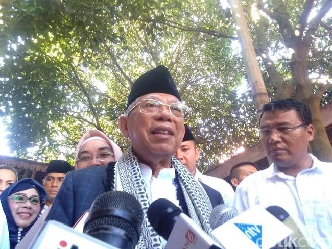 Ma'ruf Amin: Khilafah Tak akan Laku, RI Punya Pancasila dan UUD 1945