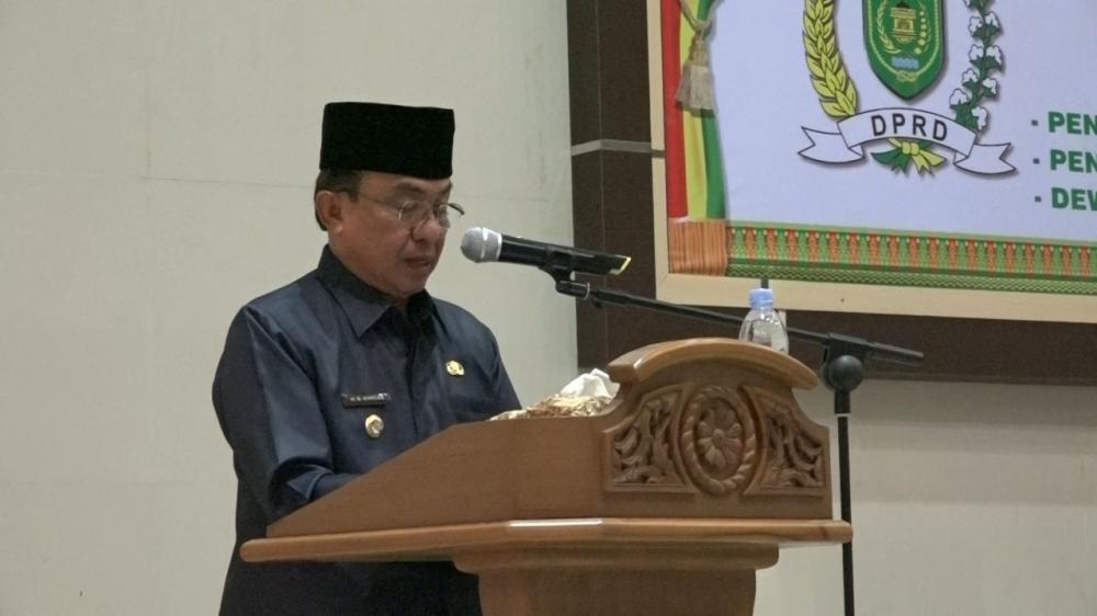 Paripurna Ke-3 Masa Persidangan 1, Bupati Inhil Sampaikan 4 Ranperda