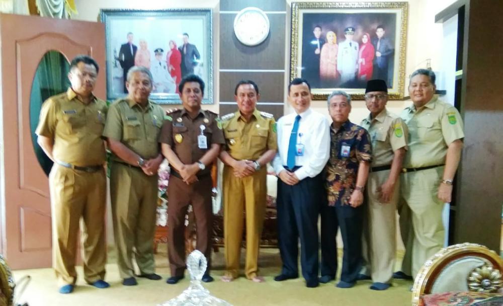 Sambut Kedatangan Kepala BPKP Riau, Bupati Inhil Adakan Coffee Morning Di Kediaman Dinas