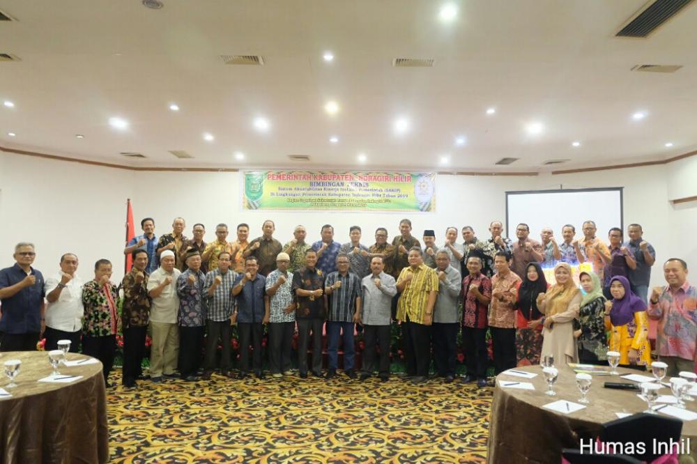 Jajaran Pemkab Inhil Ikuti Bimtek SAKIP