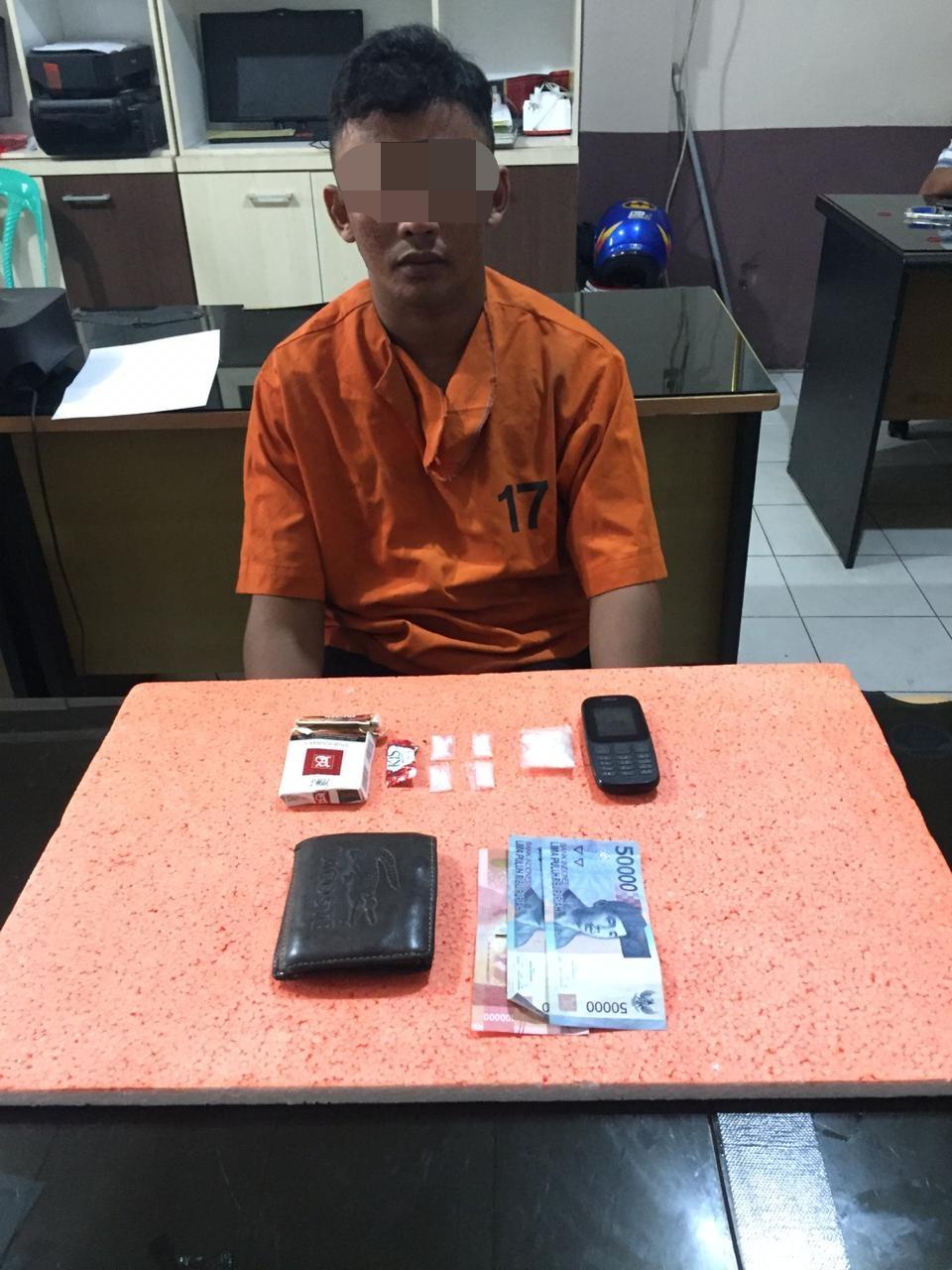 Tangkap Pemuda Warga Tempuling, Polisi Temukan Paket Sabu Siap Edar 