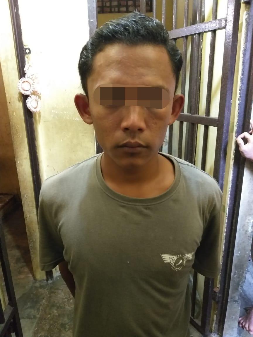 Preteli Besi Tower Sutet, 2 Pemuda Desa Koto Perambahan Kampar Ditangkap Polisi