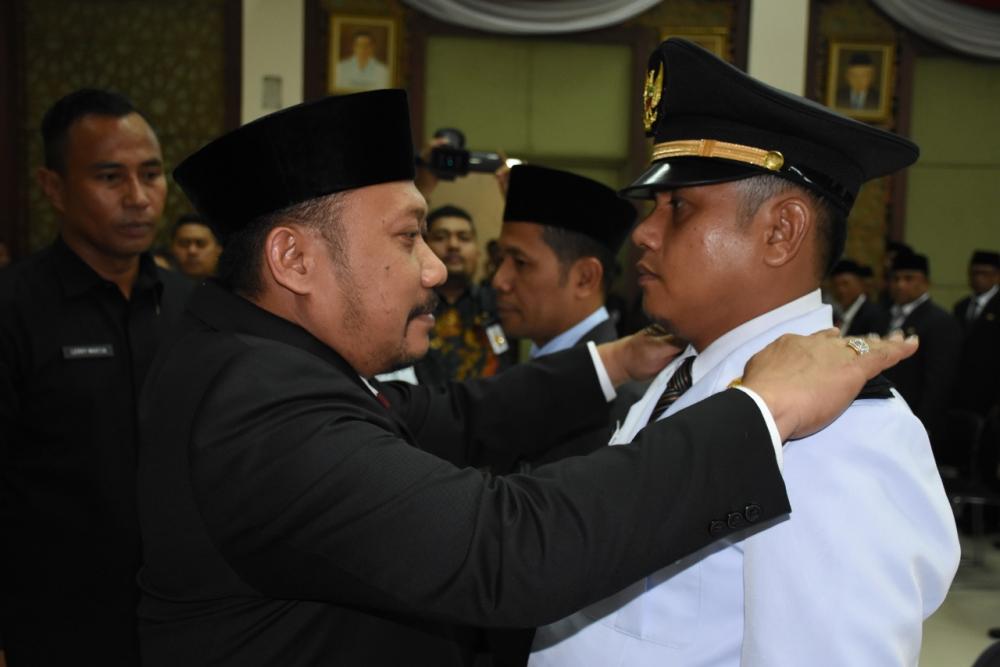 Bupati Kampar Catur Sugeng Susanto  melantik 130 Pejabat Eselon III dan IV Kampar