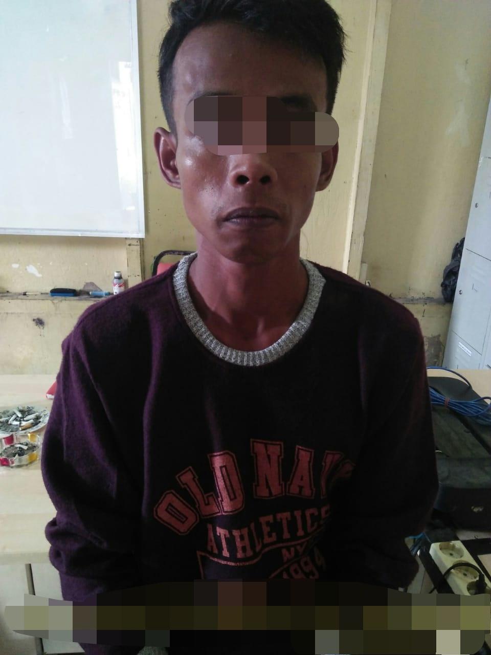 Larikan Motor Temannya, Pelaku Akhirnya Ditemukan Warga dan Diserahkan ke Polsek Kampar