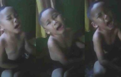 Viral, Serang Bocah Menangis Ingin Ketemuan Pak Jokowi 