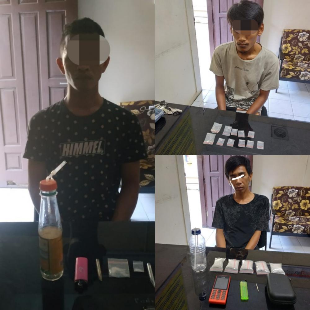 Seorang Bandar Shabu dan Dua Pengedar Diringkus Resnarkoba Polres Kampar di 2 TKP