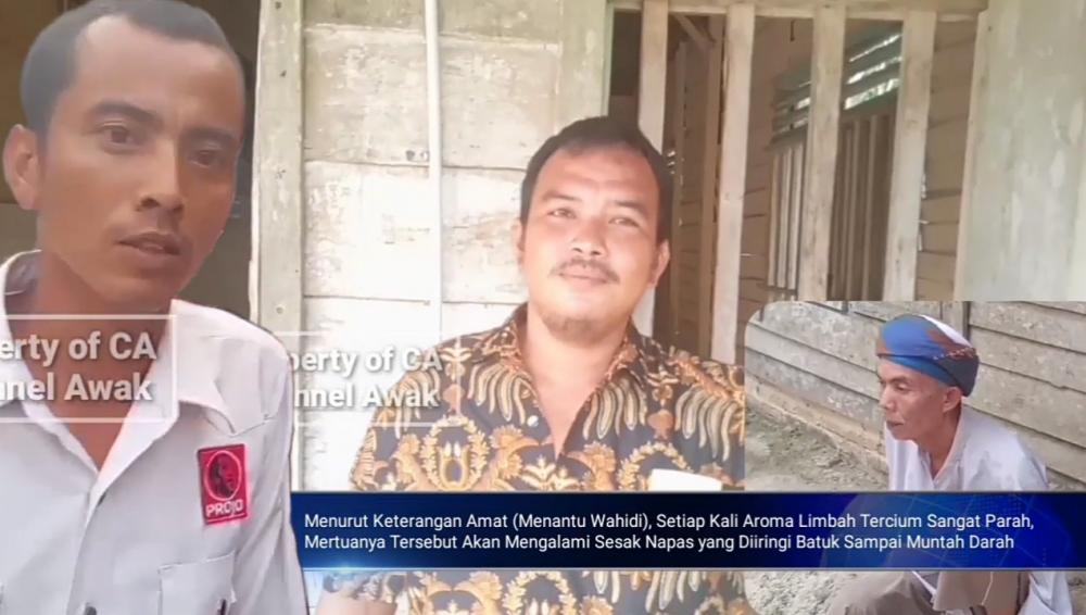 Video : Pernyataan Projo Balai Jaya, Kabupaten Rokan Hilir Terkait Warga yang Muntah Darah Usai Mencium Aroma Limbah Pabrik