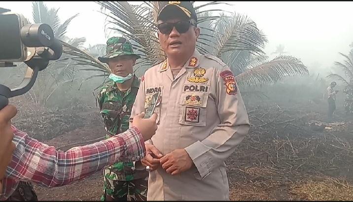 Kapolres Inhil : Berkat Kerja Sama Semua Pihak Hari Ini Titik Hotspot Di Kateman Hanya Tinggal 10 Titik.