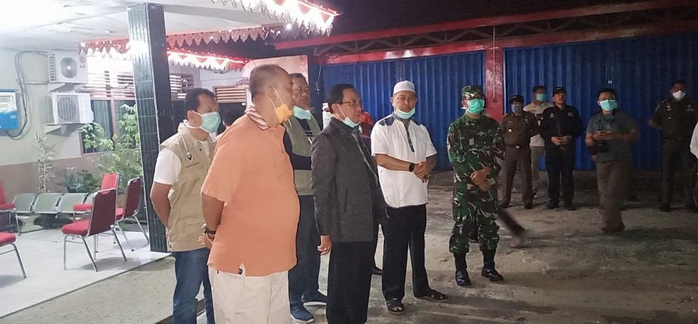 HM Wardan Pimpin Satgas Covid-19 Tertibkan Keramaian di Tembilahan